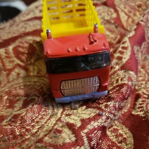 Matchbox Wood Crate Truck 1981 Matchbox Truck Toy Rapid Delivery Red/Yellow  - Picture 1 of 8