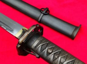 Military Japan Army Officer Sword Samurai Katana Serial Number Edge Brass Handle - Bild 1 von 18