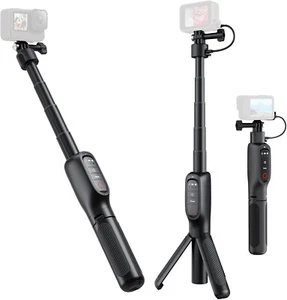 Power Grip with Remote 17.7" Extension Selfie Stick for GoPro 13 12 11 10 9 8 - Photo 1 sur 9