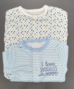 F&F 2x pijama pelele para niño talla 62 100% algodón ¡NUEVO!! - Imagen 1 de 4