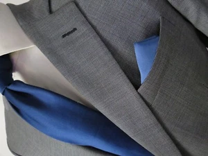 Brooks Brothers 1818 Madison 100% SAXXON wool fine nail head - Picture 1 of 18