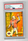 Steve Young 2000 Topps Finest Gold Refractor Die-Cut 68/300  PSA 9