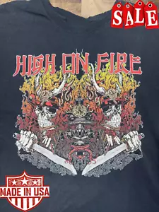VINTAGE HIGH ON FIRE T-shirt For Men Women Tee Size S-5XL - Picture 1 of 5