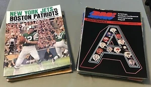 NFL Programs Lot, 15 diff, 1964 - 83...Namath, Packers, Colts, Stabler, AFL, WFL - Picture 1 of 4