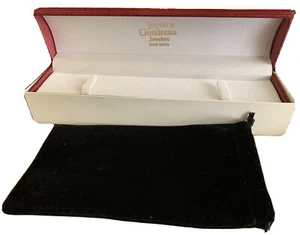 Joyce & Gendreau Jewelers North Quincy Halskette, Armband Box + Etui Tasche - Bild 1 von 3