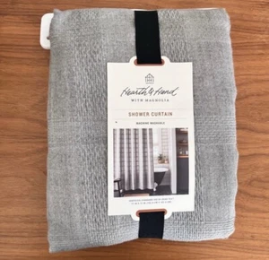 Hearth and hand gray shower curtain - Picture 1 of 2