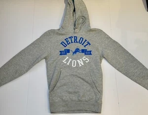 4HER DETROIT LIONS WOMENS GREY CITY HOODED SWEATSHIRT XS - Picture 1 of 5