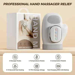 Handmassagegerät mit Wärmekompression Therapiehandschuh, Schlaganfall Handtherapie Handschuhe - Bild 1 von 14
