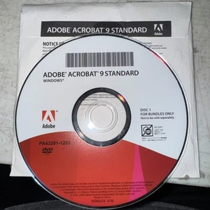 Adobe Acrobat 9 Standard for Windows Key With Serial Number - Picture 1 of 2