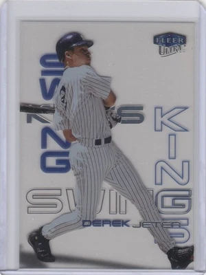 Fleer Ultra Derek Jeter Swing Kings 2000 acetato inserción transparente #9 Yankees Foto 1 de 2