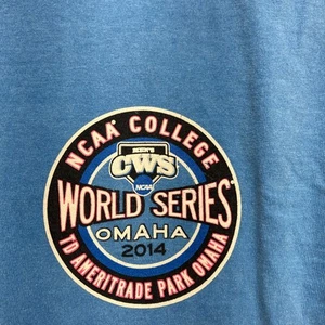 2014 NCAA College World Series Omaha BLUE 84 Vintage Kids M - Picture 1 of 18