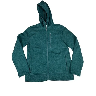 Chaqueta de hombre Merona polar cremallera completa con capucha talla pequeña Foto 1 de 4