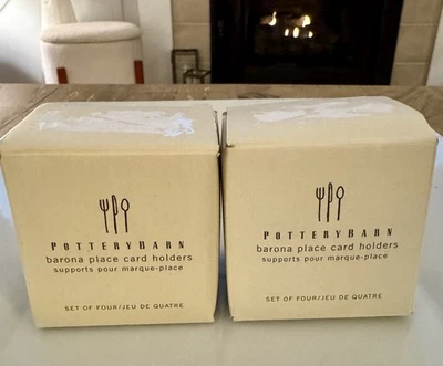 Porta-cartões Pottery Barn Barona Place 2 caixas - Imagem 1 de 4