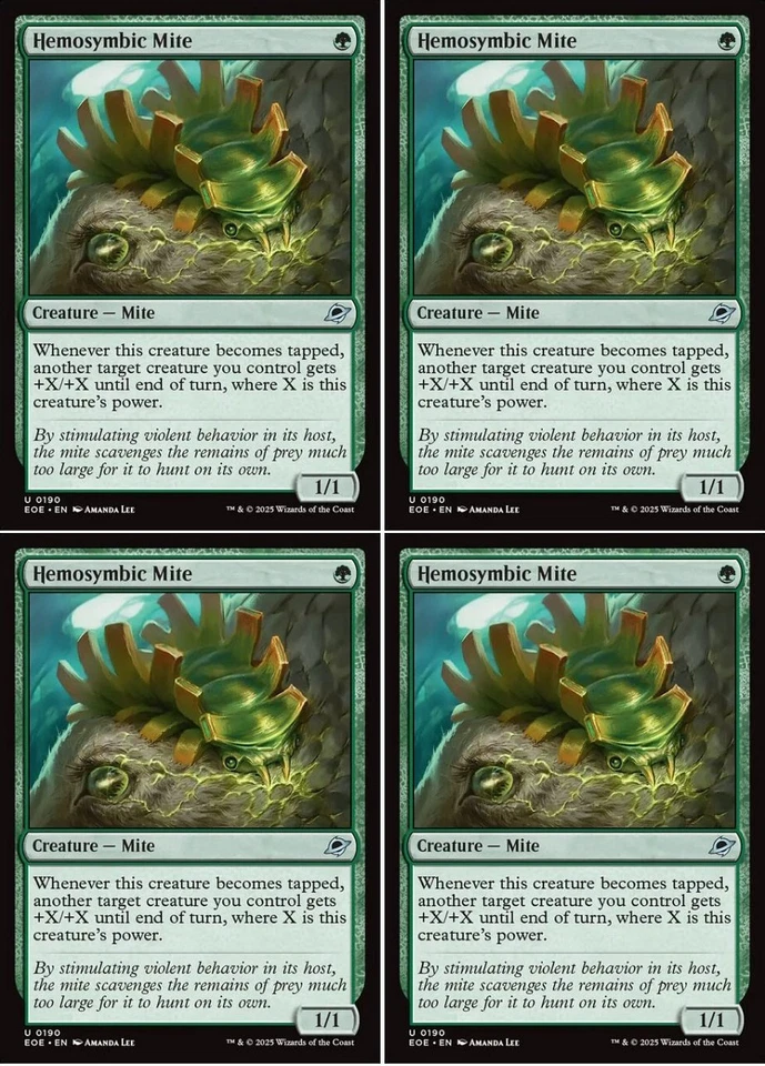 MTG - 4x HEMOSYMBIC MITE - Edge of Eternities (U) - Image 1 of 1