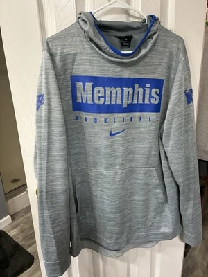 Sudadera con capucha gris grande emitida por el equipo Nike Elite Memphis Tigers Penny Hardaway One Cent Foto 1 de 4