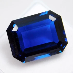 Exceptional 19.20 Ct Natural Blue Sapphire From Ceylon – Certified Gemstone - Picture 1 of 9