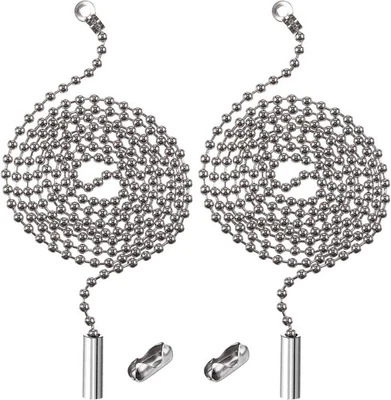 Paquete de 2 cuerdas de cadena de tracción de bolas de acero Shappy 2 paquetes, color  Foto 1 de 4