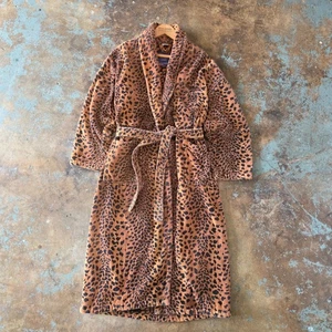 Palomar Kimpton Hotels Leopardenmuster Morgenmantel Gr. L Sobel Westex 100% Baumwolle Luxus - Bild 1 von 11