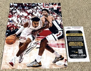 JOHN TONJE Badgers SIGNED 8X10 Photo JSA COA Wisconsin Utah Jazz - Picture 1 of 2