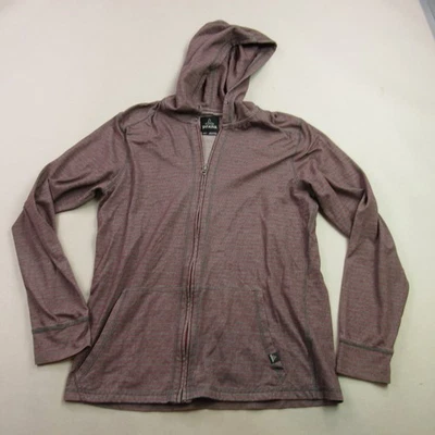 Chaqueta Prana Mujer Mediana Cremallera Completa Manga Larga Exterior Ligera Con Capucha Foto 1 de 4