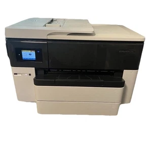 HP OfficeJet Pro 7740 Wide Format All-in-One Color Printer W INK & Power Cords - Picture 1 of 11