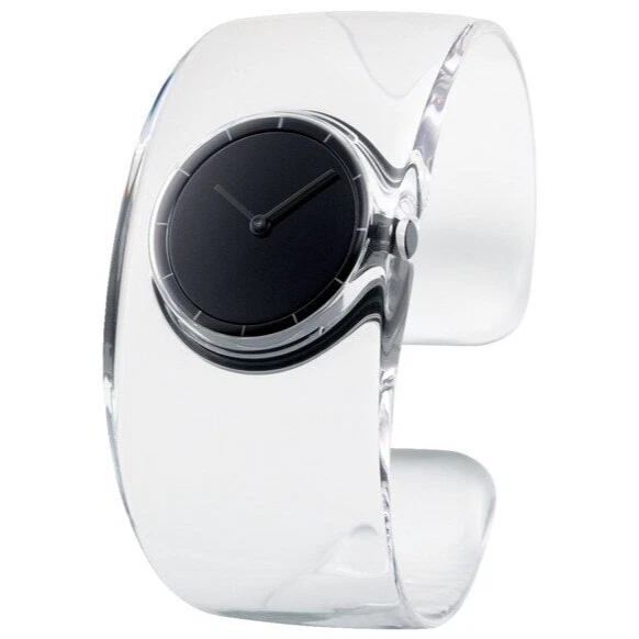 Reloj de cuarzo ISSEY MIYAKE NY0W007 negro transparente brazalete O diseño Tokujin Yoshioka Foto 1 de 1