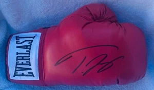 GUANTO DA BOXE FIRMATO TEOFIMO LOPEZ AUTO'D EVERLAST BAS COA WBA WBO IBF CHAMP - Foto 1 di 3