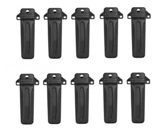 10x KBH-10 Belt Clip For Kenwood TK2400 TK3400 TK2402 TK3402 Walkie Talkie Radio - Photo 1/3