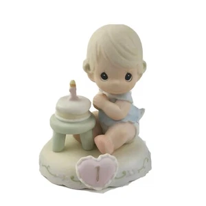 Precious Moments Growing in Grace - Age 1 Blonde #136190 Enesco - Picture 1 of 7