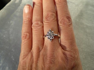 Black Diamond ring, size R/S, 0.1 carats, 3.01 grams 925 of Sterling Silver - Picture 1 of 11