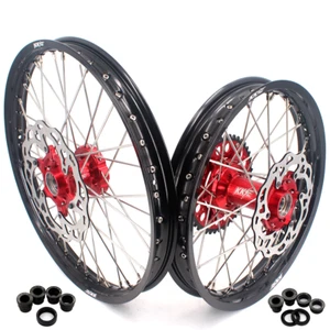 Llantas KKE 21/18 Enduro para KTM SX SXF XC XCF EXC 250 350 450 2003-2025 rojas - Imagen 1 de 12