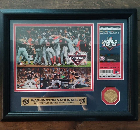 2019 World Series Champions "Celebration" Bronze Coin Photo Mint Cover