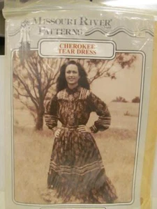 Vtg 1997 MISSOURI RIVER PATTERNS #4799-500-016 Uncut 'CHEROKEE TEAR DRESS' S-XL - Picture 1 of 2