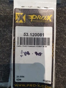 Prox Clutch Cable 53.120081 Kawasaki KX450F Fits 2006 to 2008 - Picture 1 of 3