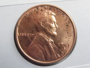 1941 S Lincoln Cent, Stempelglanz Details, (41SDC8) - Bild 1 von 4