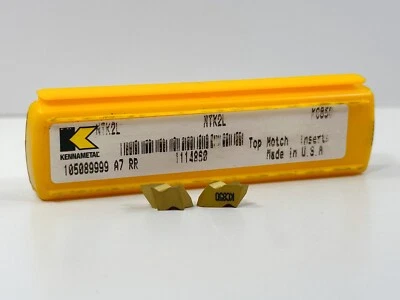 Kennametal NTK2L | New Carbide Inserts 1114860 | Grade KC850 | 2pcs - Image 1 of 2