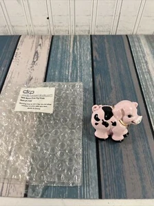 Ceramic Dresser Drawer Cabinet Pull Knob Pink Pig Animal Farm Cool Knobs - Picture 1 of 6