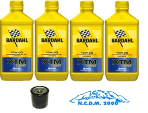 KIT TAGLIANDO 4LT OLIO BARDAHL XTM SYNT 15w50 + FILTRO HONDA NC 700 A 2008 - Foto 1 di 1