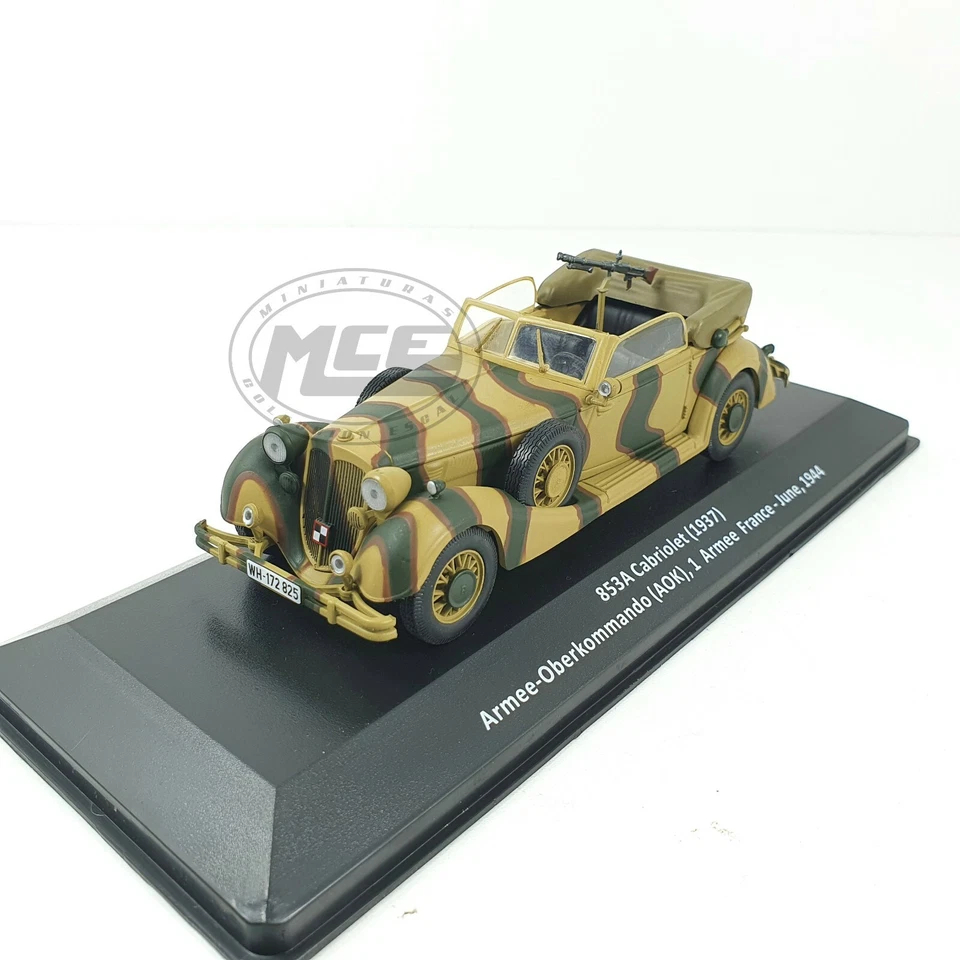 1/43 853A CABRIOLET 1937 AOK 1 ARMEE FRANCE JUNIO 1944 - Imagen 1 de 4