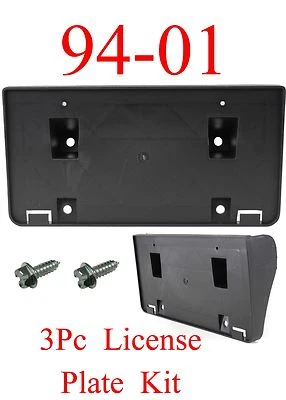 Se adapta a CH1068108 3 piezas 94 01 Dodge Ram soporte de matrícula delantero con herrajes Foto 1 de 3