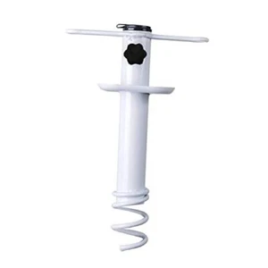 Beach Umbrella Sand Anchor Metal Heavy Duty Outdoor Umbrellas Base Ground - Picture 1 of 7