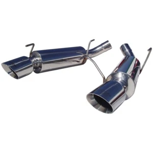 MBRP Fits 05-10 Ford Mustang GT 5.0/Shelby GT500 Dual Mufflers Axle Back Split - Picture 1 of 10