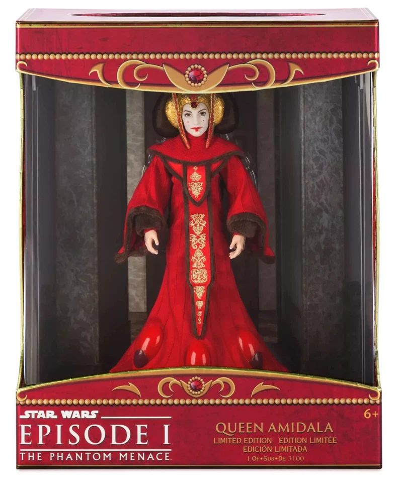 Star Wars Poupée Queen Amidala Episode I La Menace Fantome Disney Store Ed limit - Photo 1/4