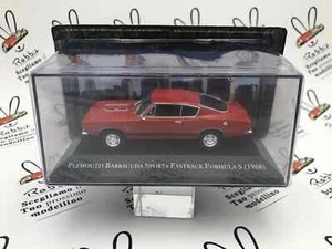DIE CAST "PLYMOUTH BARRACUDA SPORTS FASTBACK FORMULA S (1968)" AMERICAN CARS ... - Foto 1 di 4