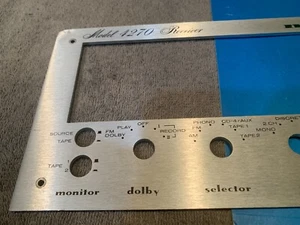 Marantz 4270 Quad Receiver Faceplate w/ Bent corner - Picture 1 of 21