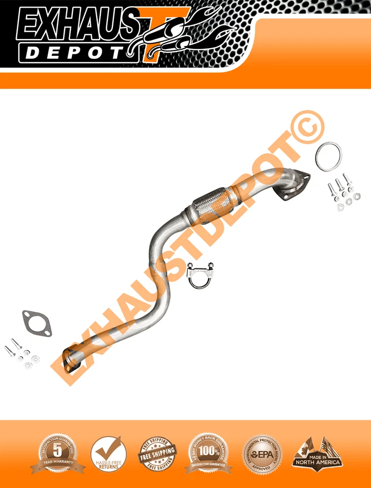 2004 2005 2006 2007 2008 PONTIAC WAVE 1.6L DIRECT-FIT FRONT FLEX PIPE - Image 1 of 4