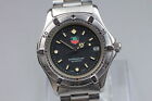 Exc+4 TAG Heuer 2000 962.013 Vintage Men's Quartz Diver Watch 200m Black 35mm