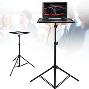 Laptop Stand - Tripod Floor Stand for Computer, Projector, DJ Equipment - Picture 1 of 10