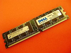 Dell Certified 512MB MT16VDDT6464AG-40BG4 DR PC3200 400Mhz Desktop Memory RAM - Picture 1 of 4