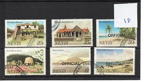 Nevis (18) - Definitive selection - Buildings etc. overprint - Official - used - Picture 1 of 1